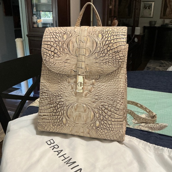 Brahmin Sadie Backpack Scallop Ombre Melbourne - Picture 1 of 13